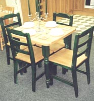 GREEN PINE AND
SOLID OAK 300 PER SET